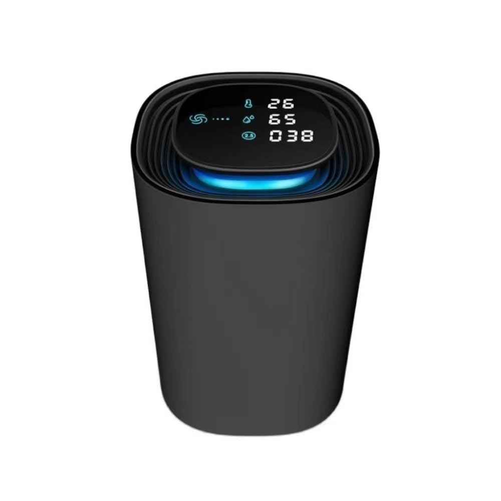 Gesture-Control Car Air Purifier with Digital Display