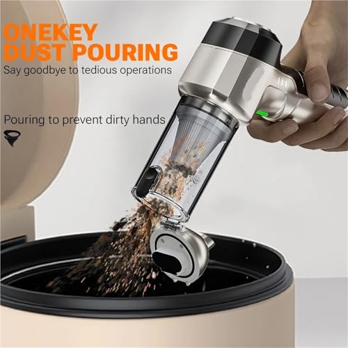 Mini Cordless Car Vacuum with Accessory Options