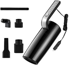 12V Corded Car Vacuum with Nozzle Attachments