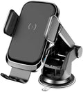 15W Wireless Car Charger with Automatic Phone Clamp