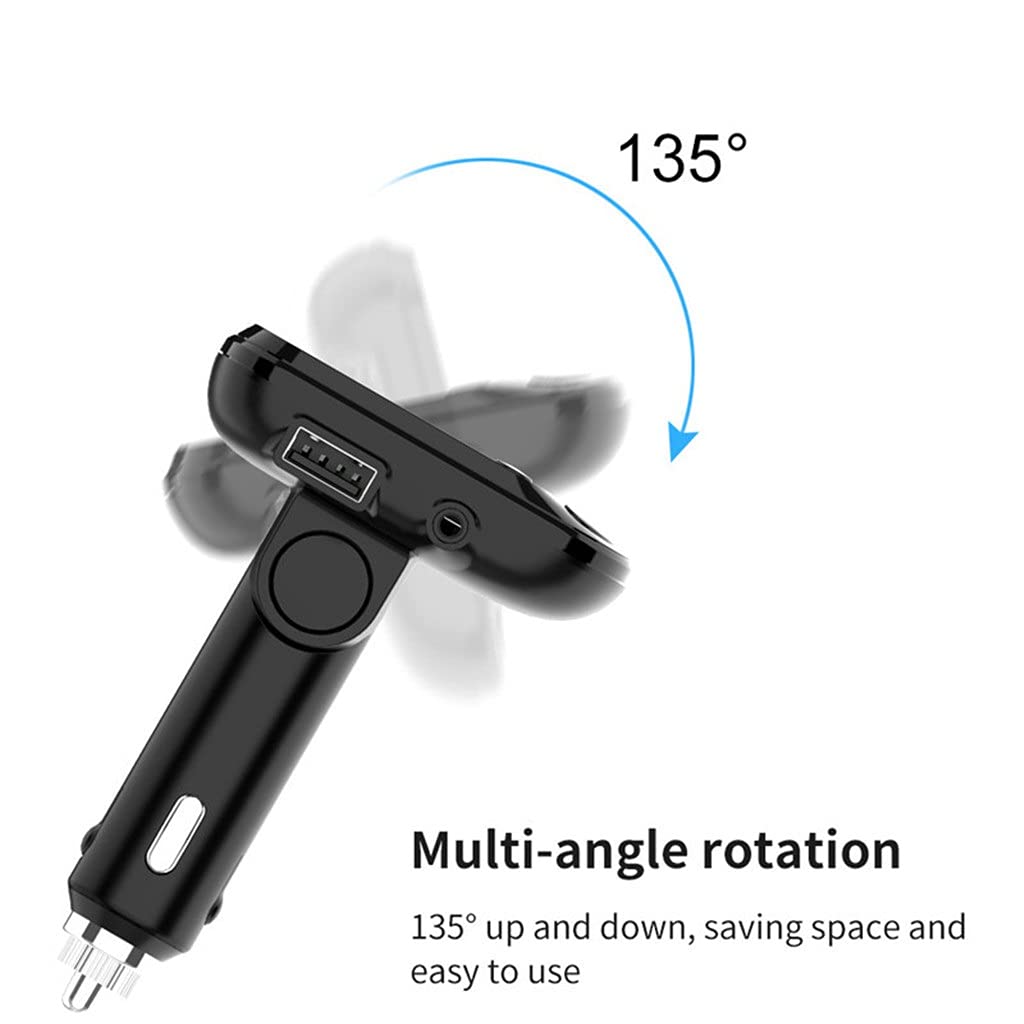 Bluetooth FM Transmitter with AUX and USB Playback