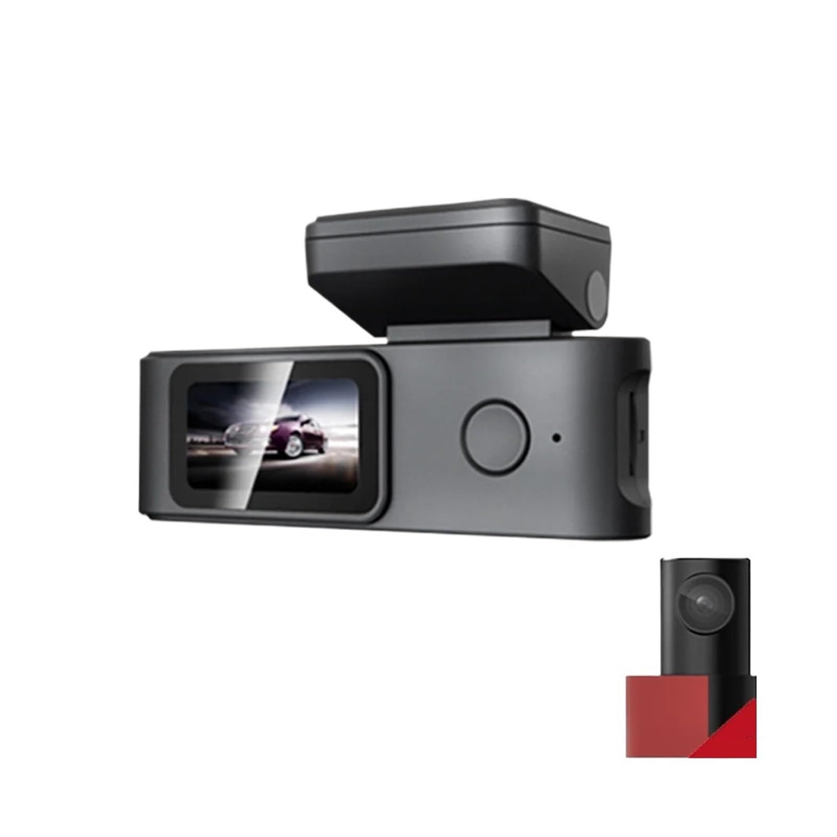 Front and Rear Dash Camera with Wi-Fi and Three-Inch Screen
