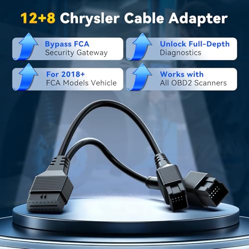 689BT PRO Diagnostic Scanner and FCA Bypass Cable Kit