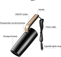 12V Corded Car Vacuum with Nozzle Attachments