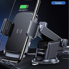 15W Wireless Car Charger with Automatic Phone Clamp