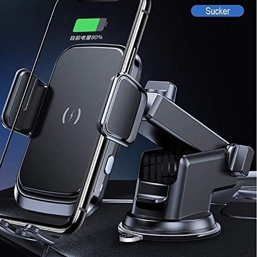 15W Wireless Car Charger with Automatic Phone Clamp