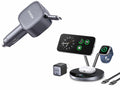 75W Retractable Car Charger and Wireless Charging Stand Bundle