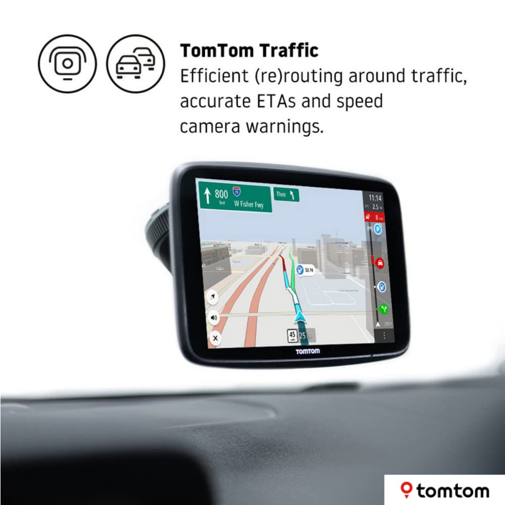 Seven-Inch GPS Navigator with Wi-Fi Updates and Mount