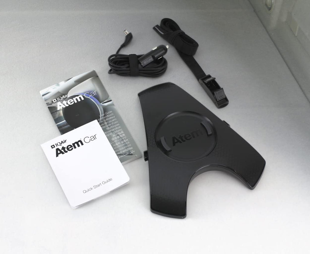 Headrest-Mounted Car Air Purifier with Bluetooth