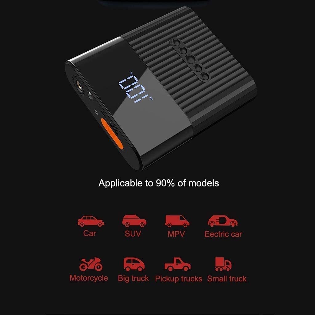 Portable Tire Inflator with Jump Start and USB Output