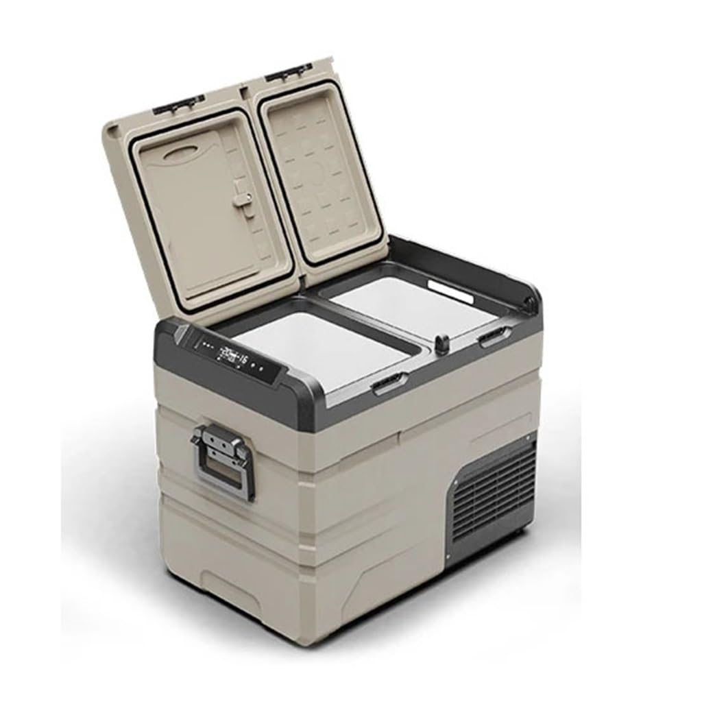 Portable Car Refrigerator with AC and DC Power Support
