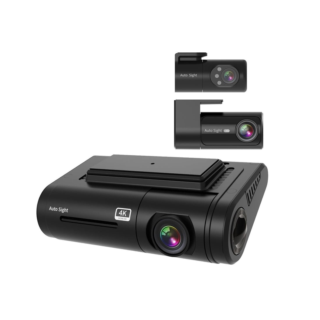 Multi-Camera Dash Recorder with Front, Rear and Cabin Views