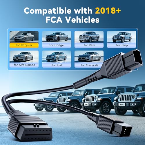 689BT PRO Diagnostic Scanner and FCA Bypass Cable Kit