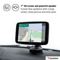 Seven-Inch GPS Navigator with Wi-Fi Updates and Mount