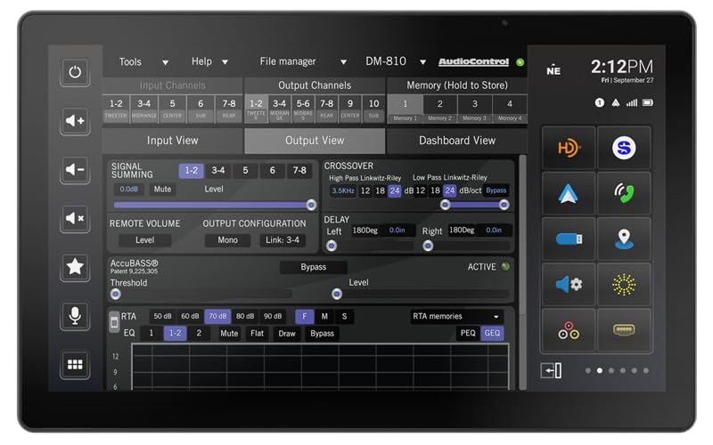 12.8-Inch Touchscreen Car Stereo and Matrix DSP Bundle
