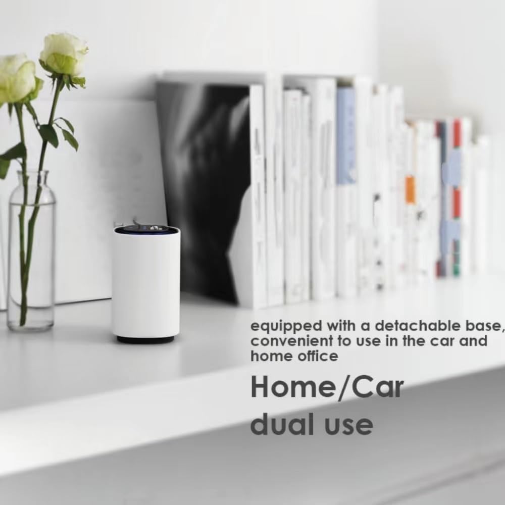 Gesture-Control Car Air Purifier with Digital Display