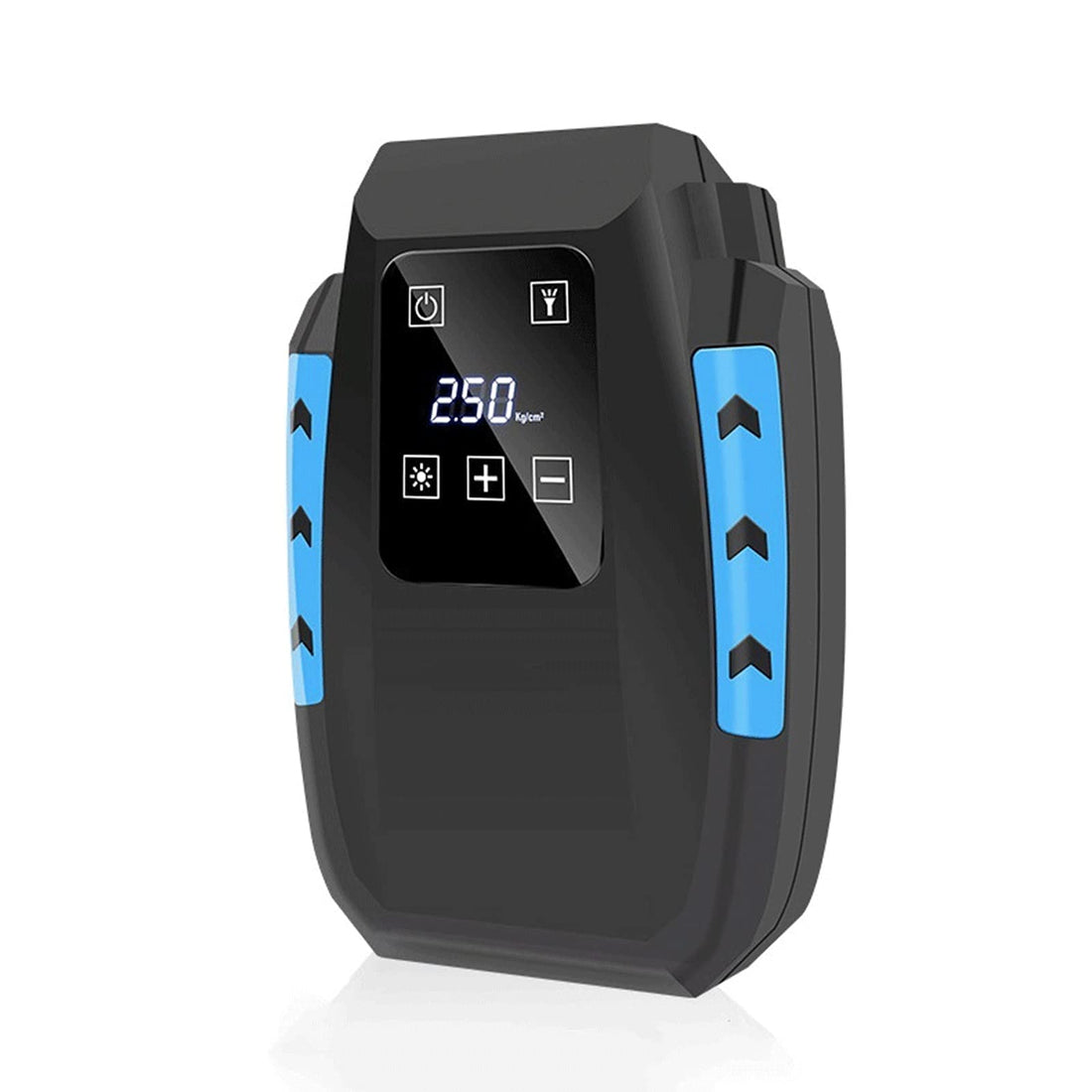 Digital Tire Inflator with Preset Pressure and LED Light