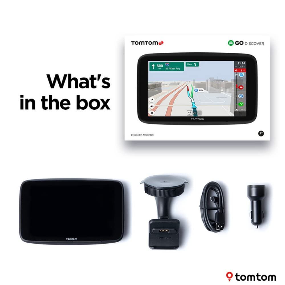 Seven-Inch GPS Navigator with Wi-Fi Updates and Mount