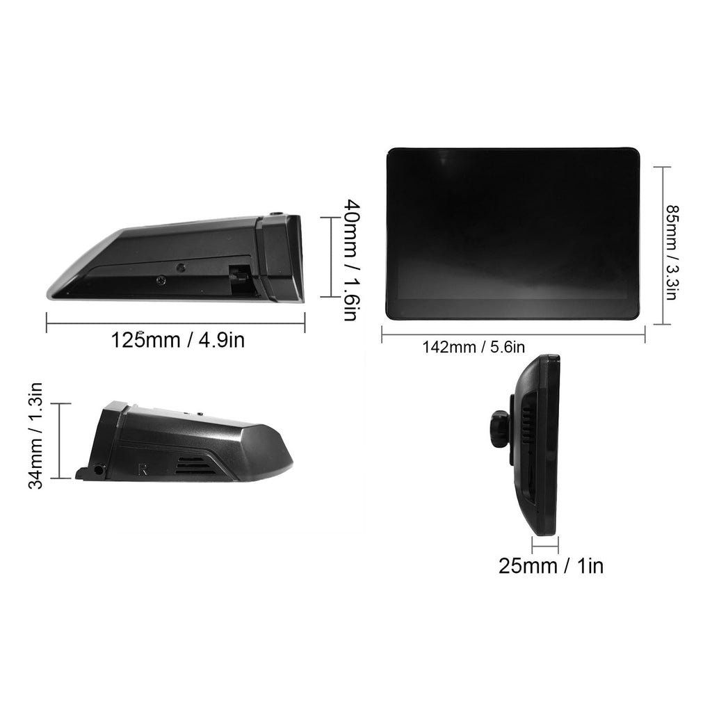 Digital Side-View Mirror System with DVR