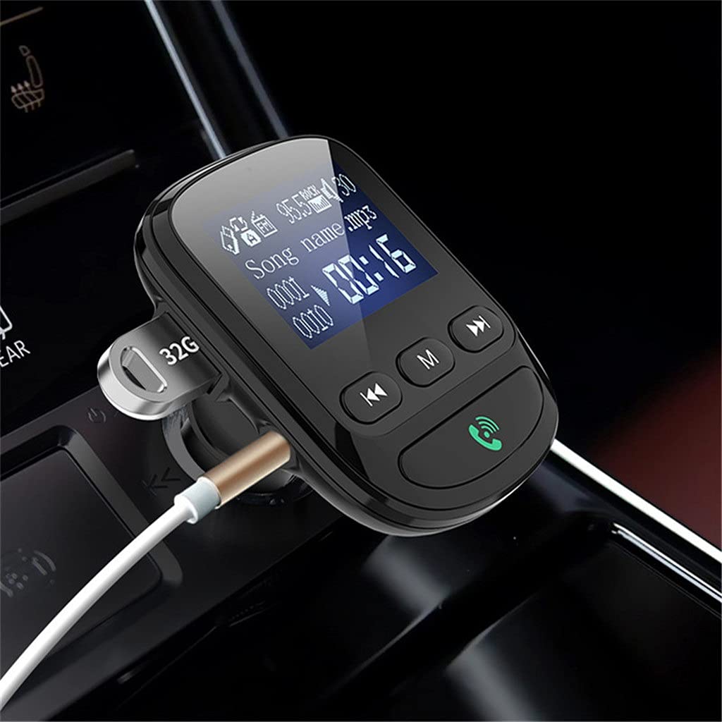 Bluetooth FM Transmitter with AUX and USB Playback