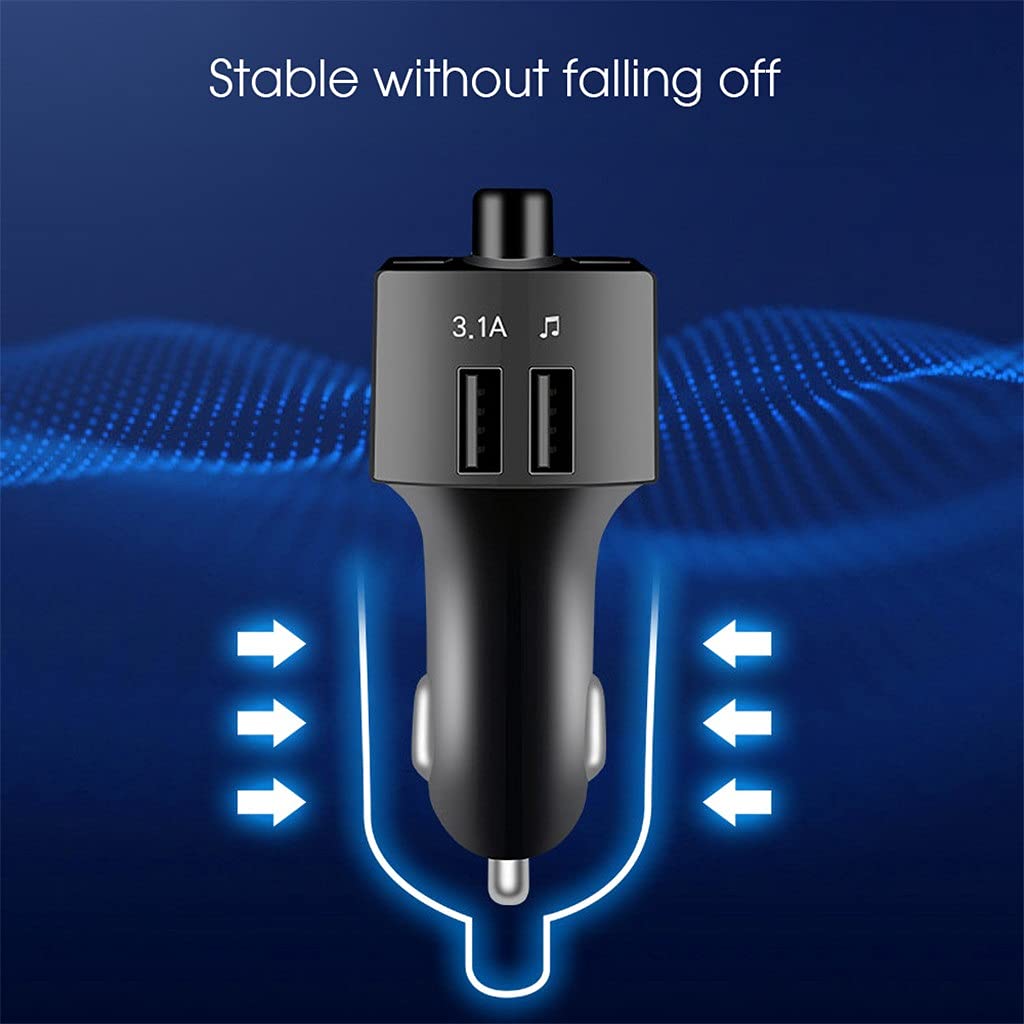 Bluetooth FM Audio Transmitter with USB and Card Playback