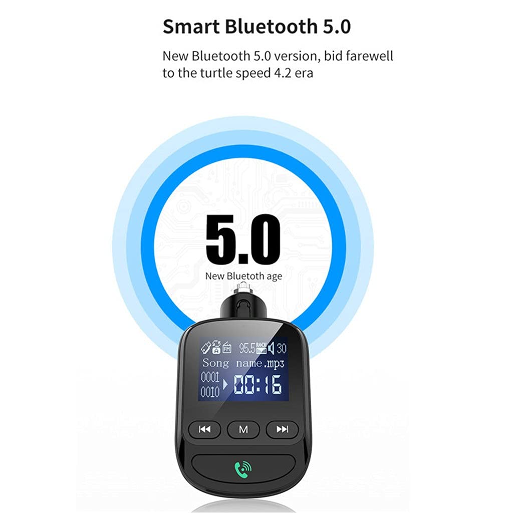 Bluetooth FM Transmitter with AUX and USB Playback