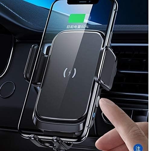 15W Wireless Car Charger with Automatic Phone Clamp
