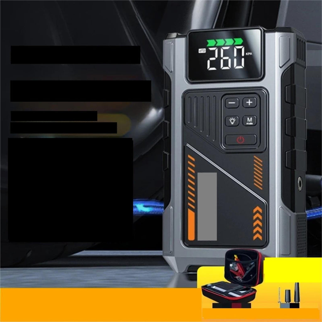 Portable Tire Inflator and Jump-Starter Combination