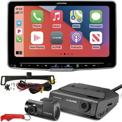 11-Inch Car Stereo with Dash and Backup Camera Bundle
