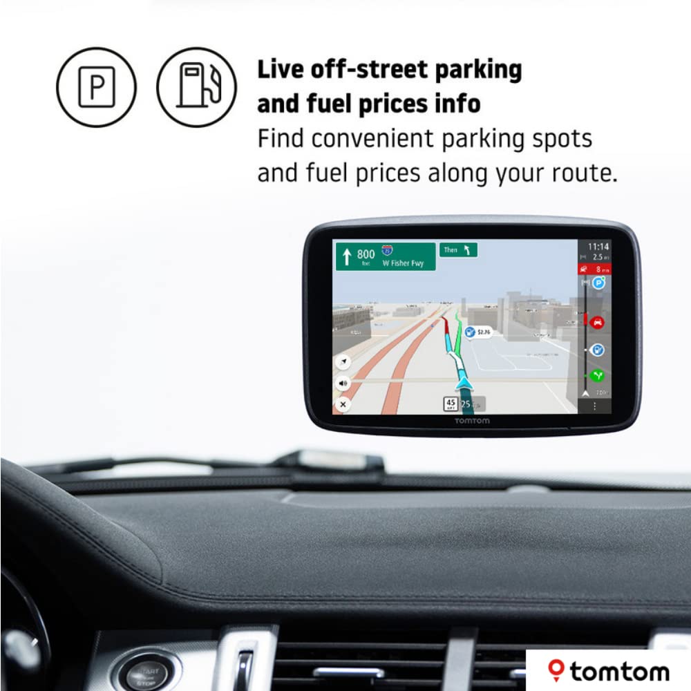 Seven-Inch GPS Navigator with Wi-Fi Updates and Mount