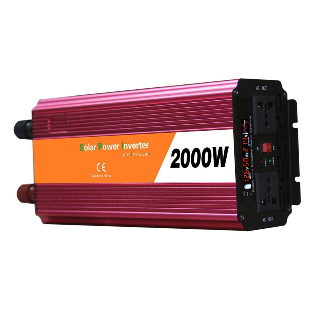 Modified-Sine-Wave Inverter with LCD Voltage Display