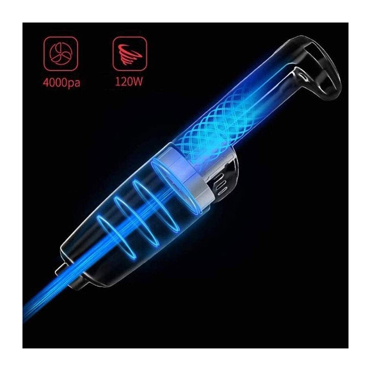 Handheld Car Vacuum with Removable Filter