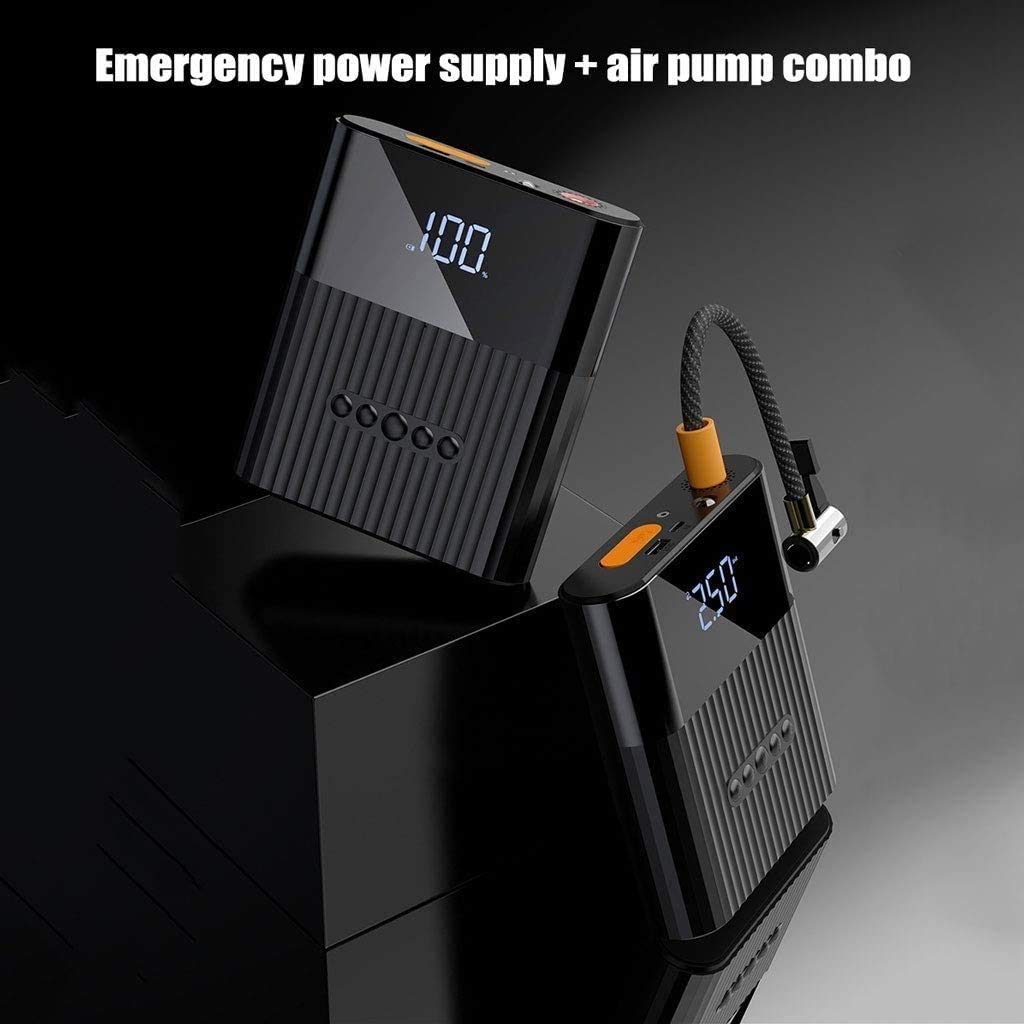 Portable Tire Inflator with Jump Start and USB Output