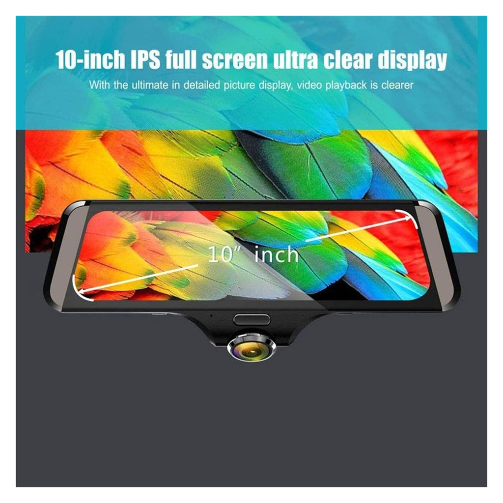 Panoramic Dash Recorder with Ten-Inch Touchscreen