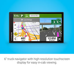 Truck GPS Navigator in Multiple Display Configurations