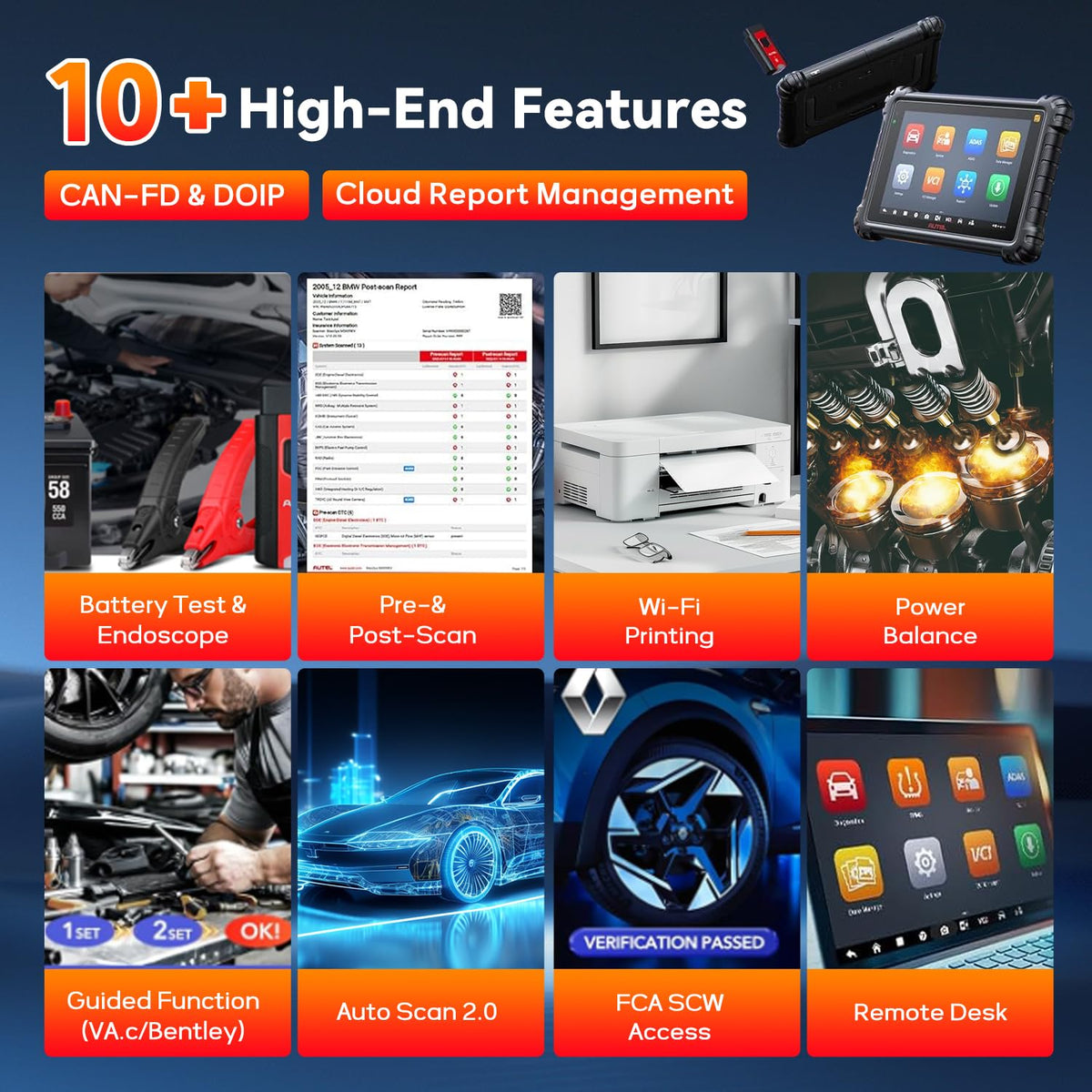 MS906 Pro-TS Diagnostic Scanner with TPMS Functions