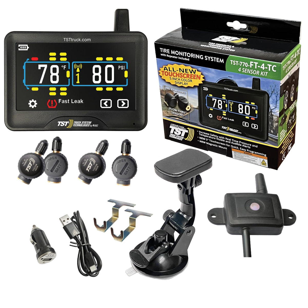 770-Series Tire Pressure Monitor and Sensor Options