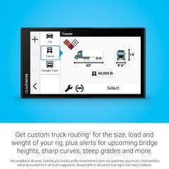 Truck GPS Navigator in Multiple Display Configurations