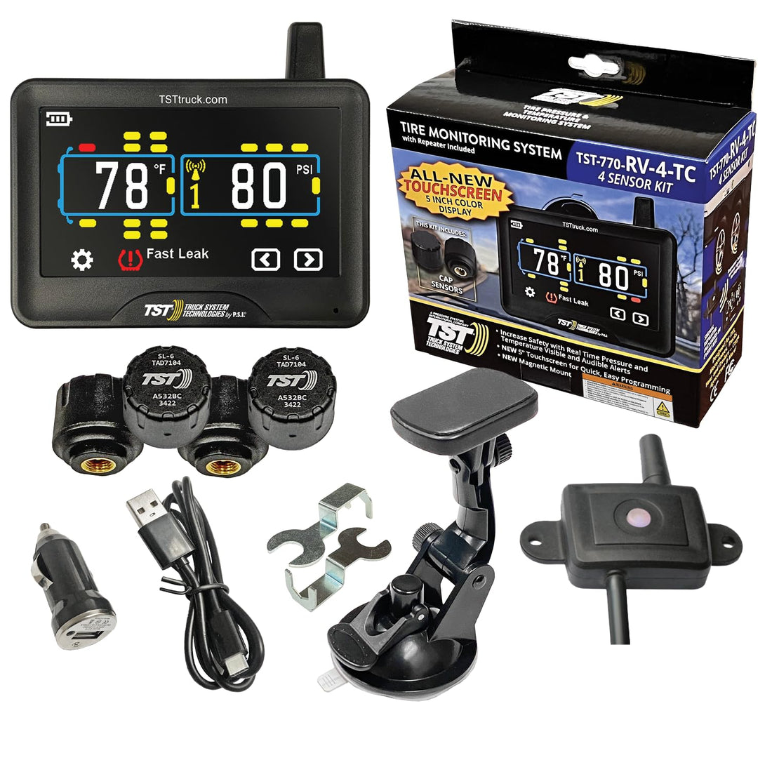 770-Series Tire Pressure Monitor and Sensor Options