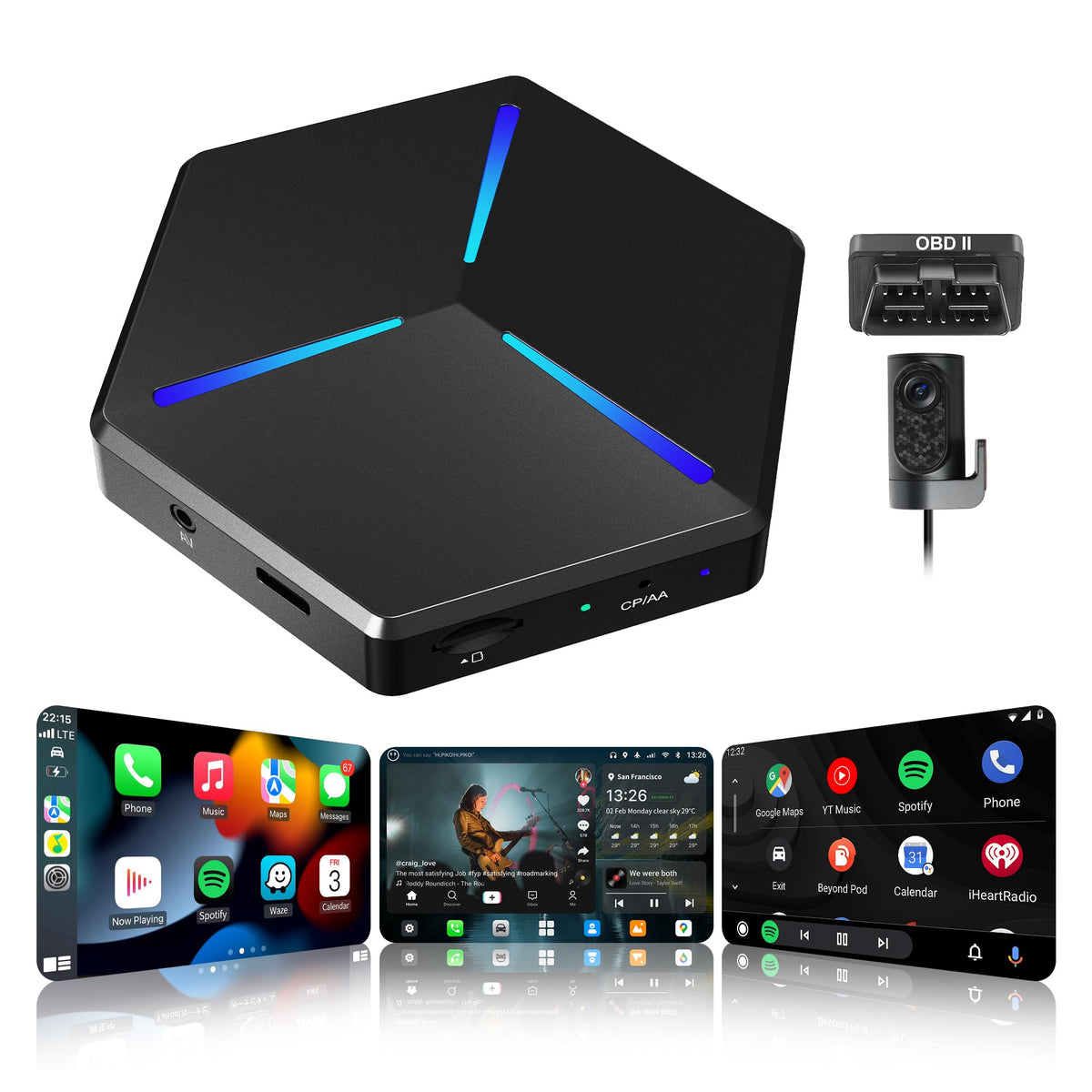 Android CarPlay and Android Auto Adapter Box
