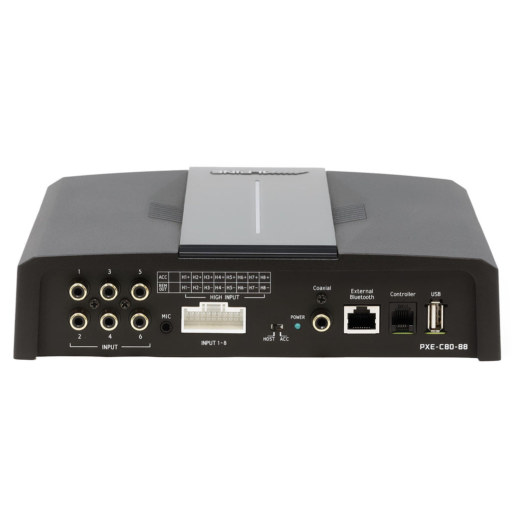 DSP Amplifier, Shallow Subwoofer and Speaker Bundle