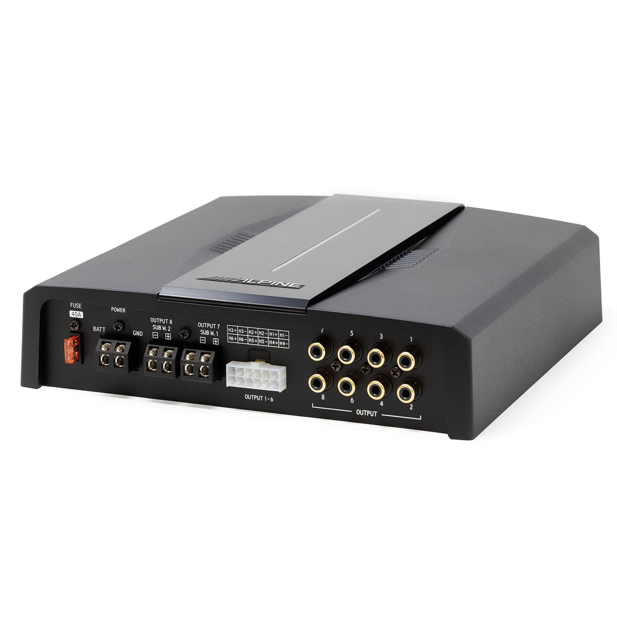 DSP Amplifier, Shallow Subwoofer and Speaker Bundle