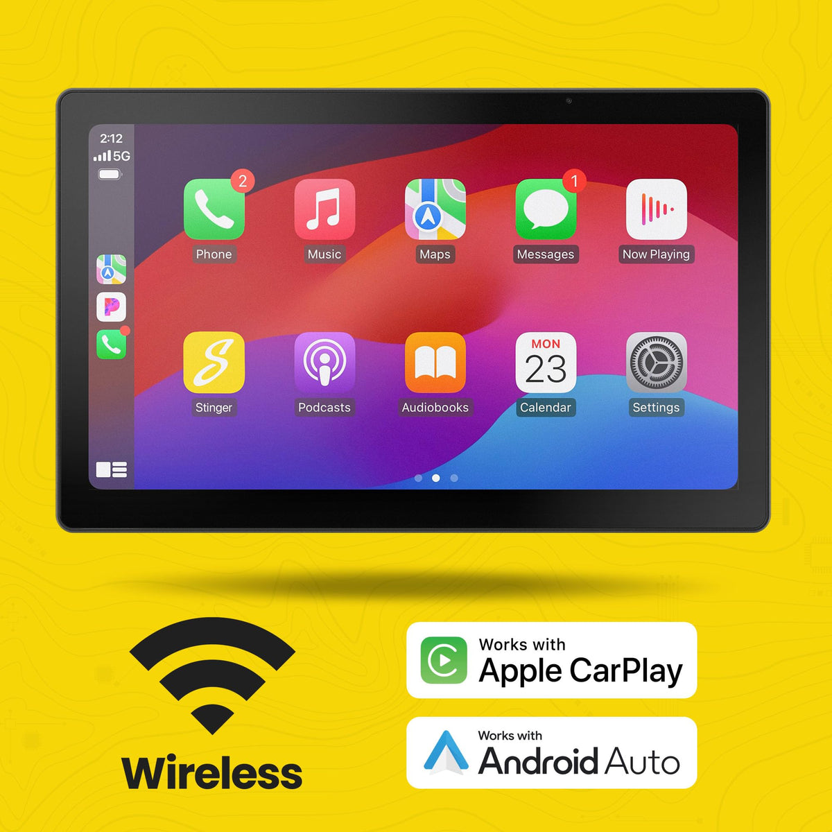 12.8-Inch Touchscreen Car Stereo and Matrix DSP Bundle