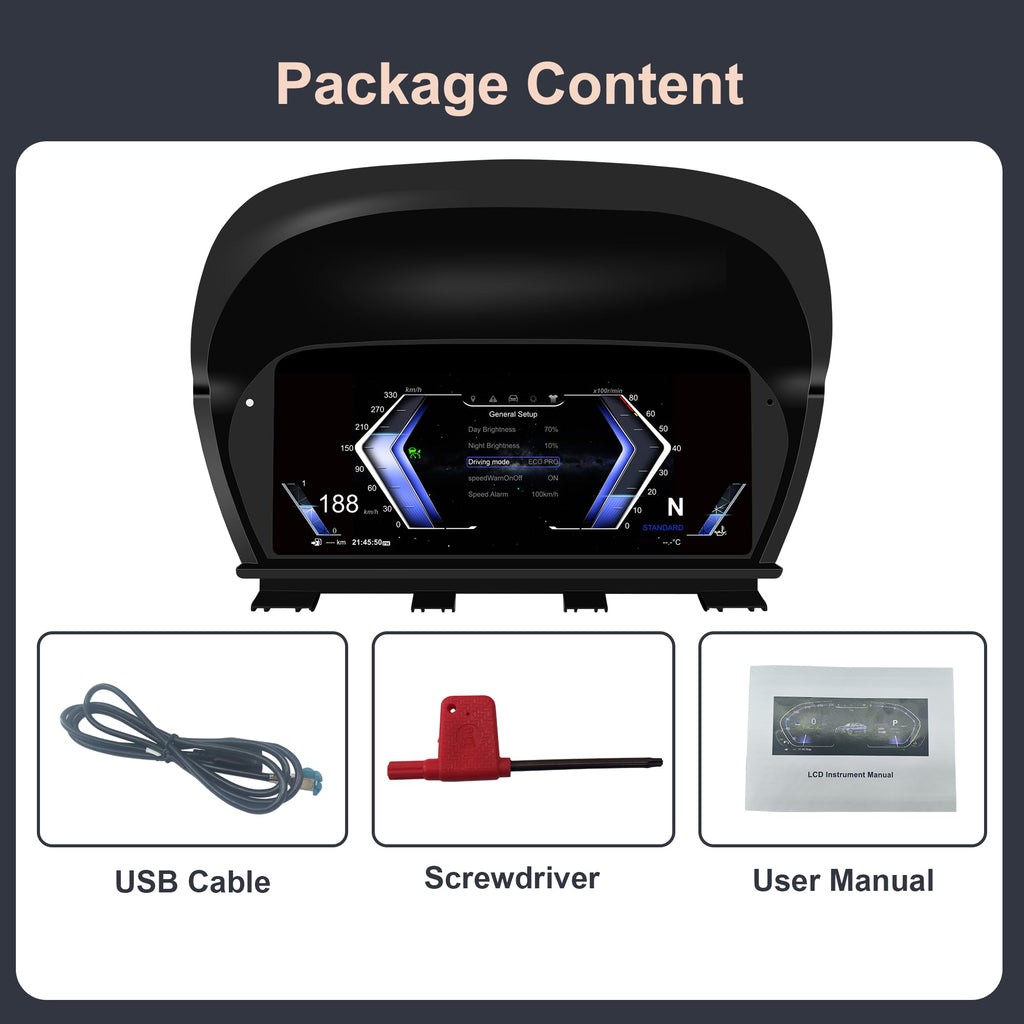 10-Inch Digital Instrument Cluster for BMW E84