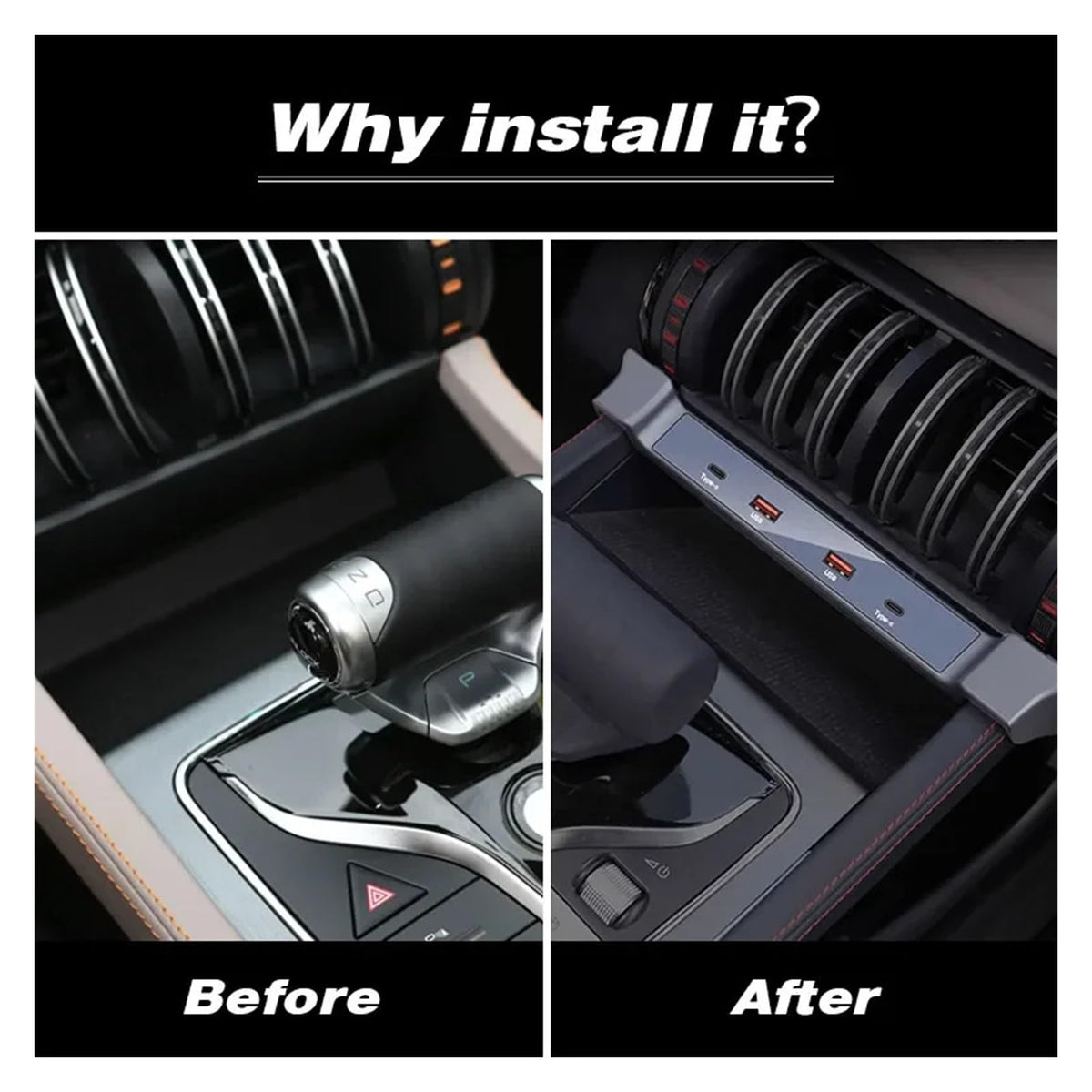USB Docking Charger for BYD Atto 3 / Yuan Plus