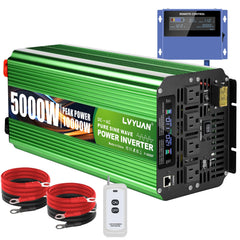 Pure-Sine-Wave Inverter with Remote and AC Outlets