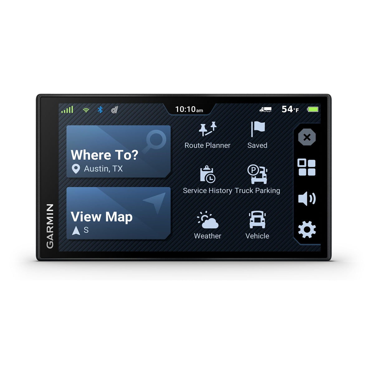 Truck GPS Navigator in Multiple Display Configurations
