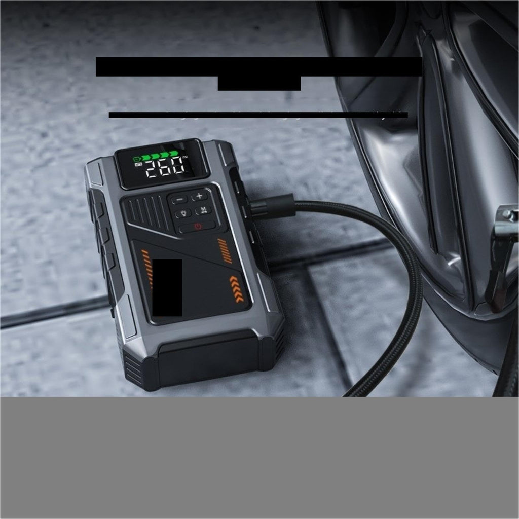 Portable Tire Inflator and Jump-Starter Combination