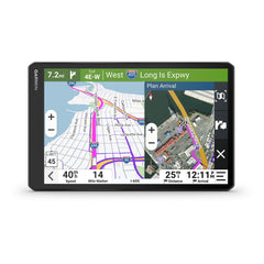 Truck GPS Navigator in Multiple Display Configurations