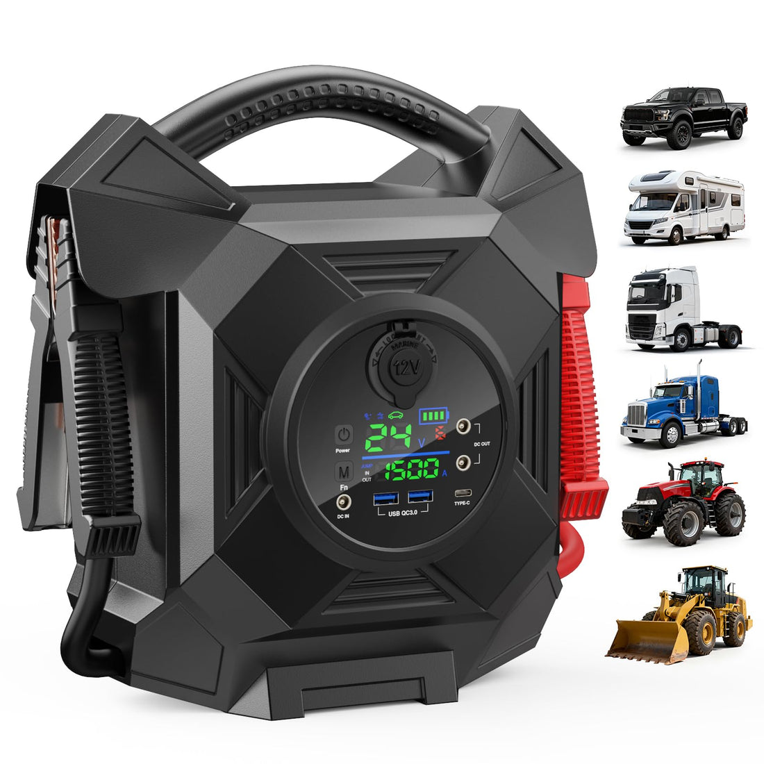 Jump Starter Options for DM1264 and CAT797 Equipment